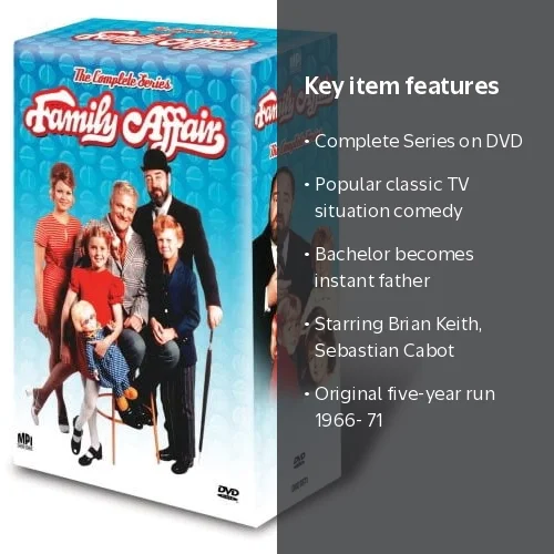MPI Media Group, Family Affair: The Complete Series (DVD