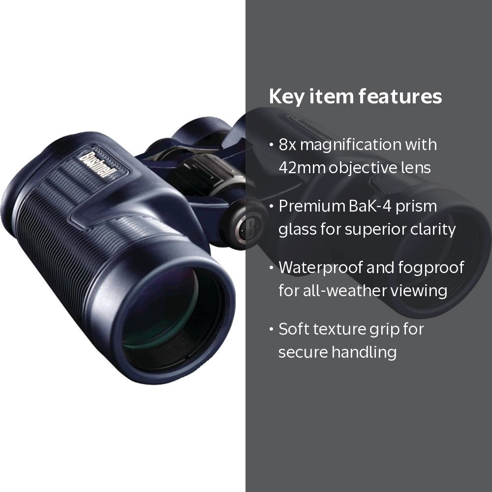 Bushnell 134218 H2O Porro Prism Binoculars (8x 42 mm) - Walmart.com