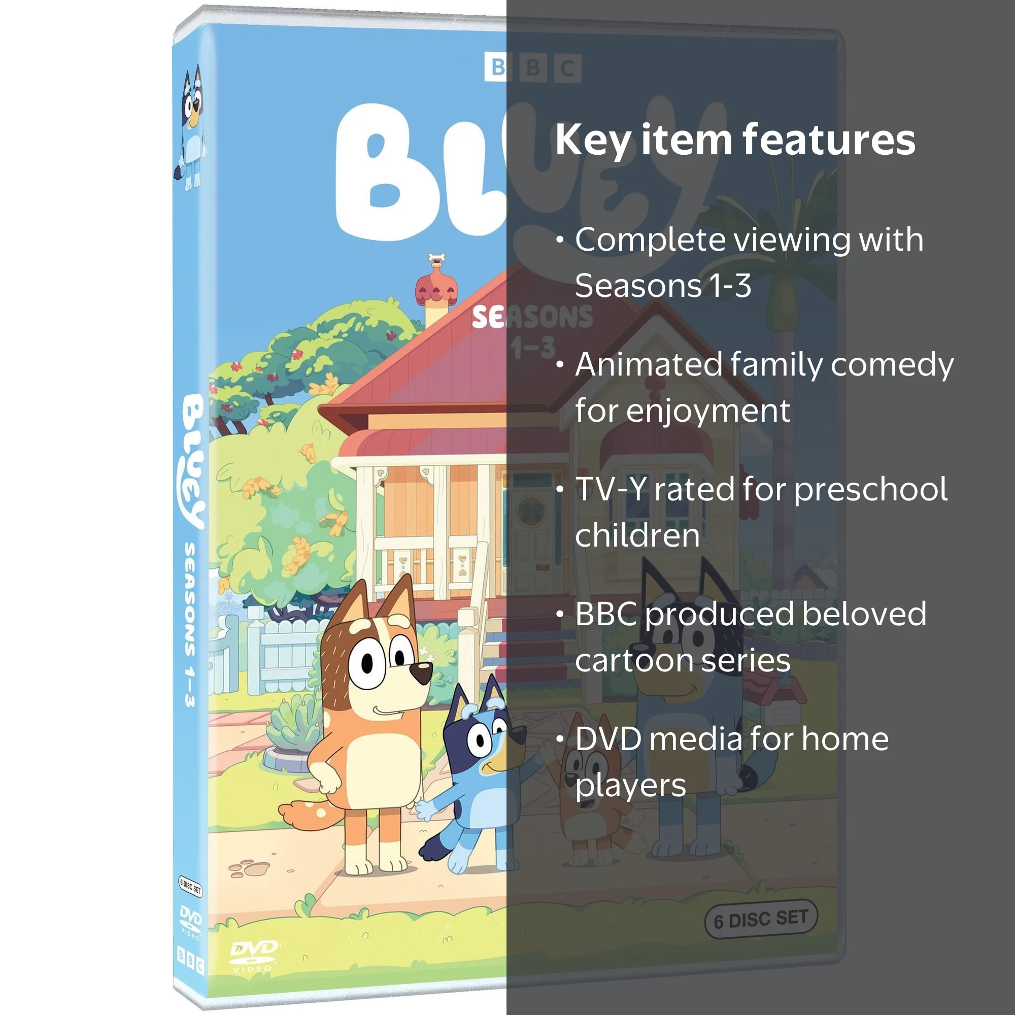 Bluey: Seasons 1-3 [DVD] - Walmart.com