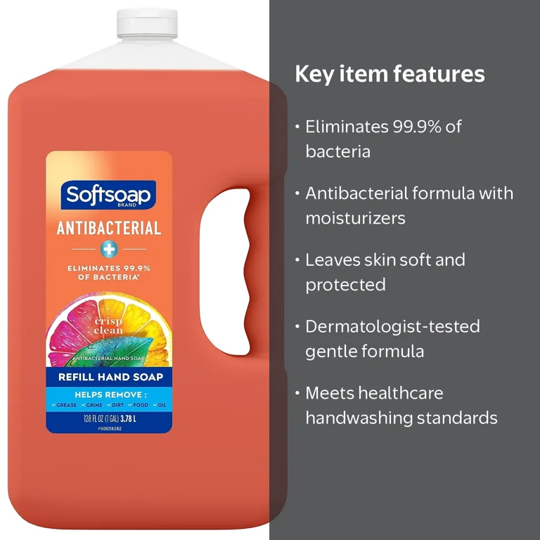 Softsoap Refill Antibacterial Hand Soap, 1 Gallon Liquid Wash