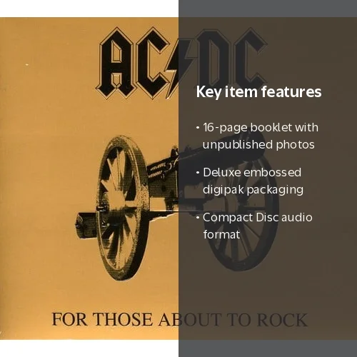 Columbia, CD, AC/DC - For Those About to Rock We Salute You