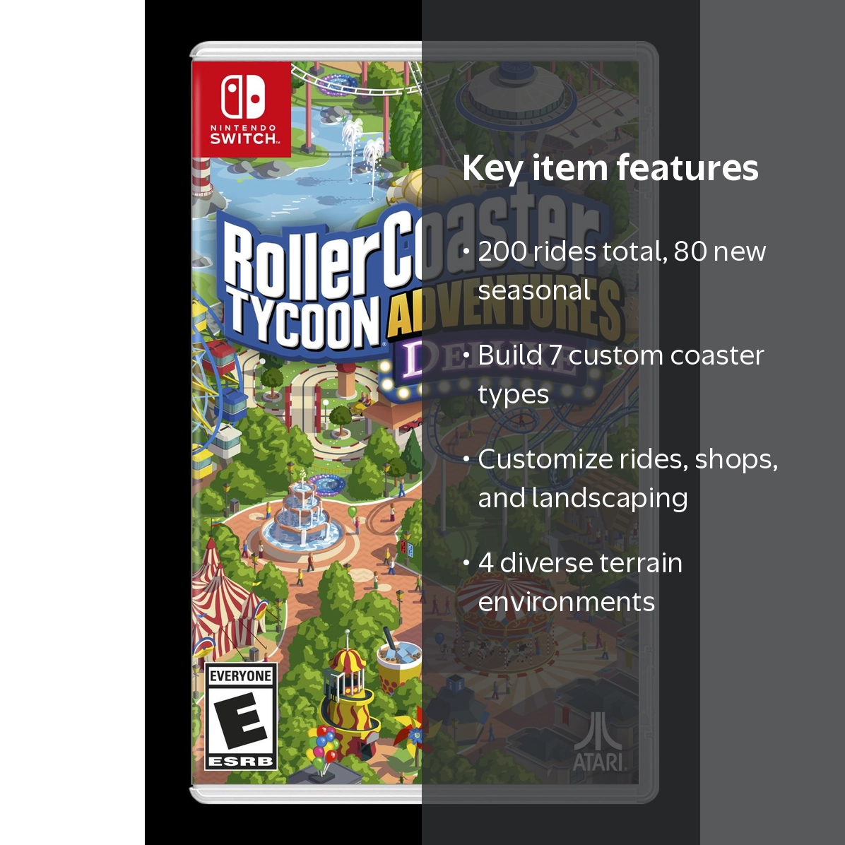 Atari, RollerCoaster Tycoon Adventures Deluxe, Nintendo Switch