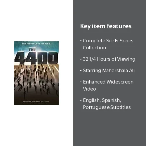 大都会　本 & DVD BOX 新品　セット The 4400: The Complete Series - Walmart.com