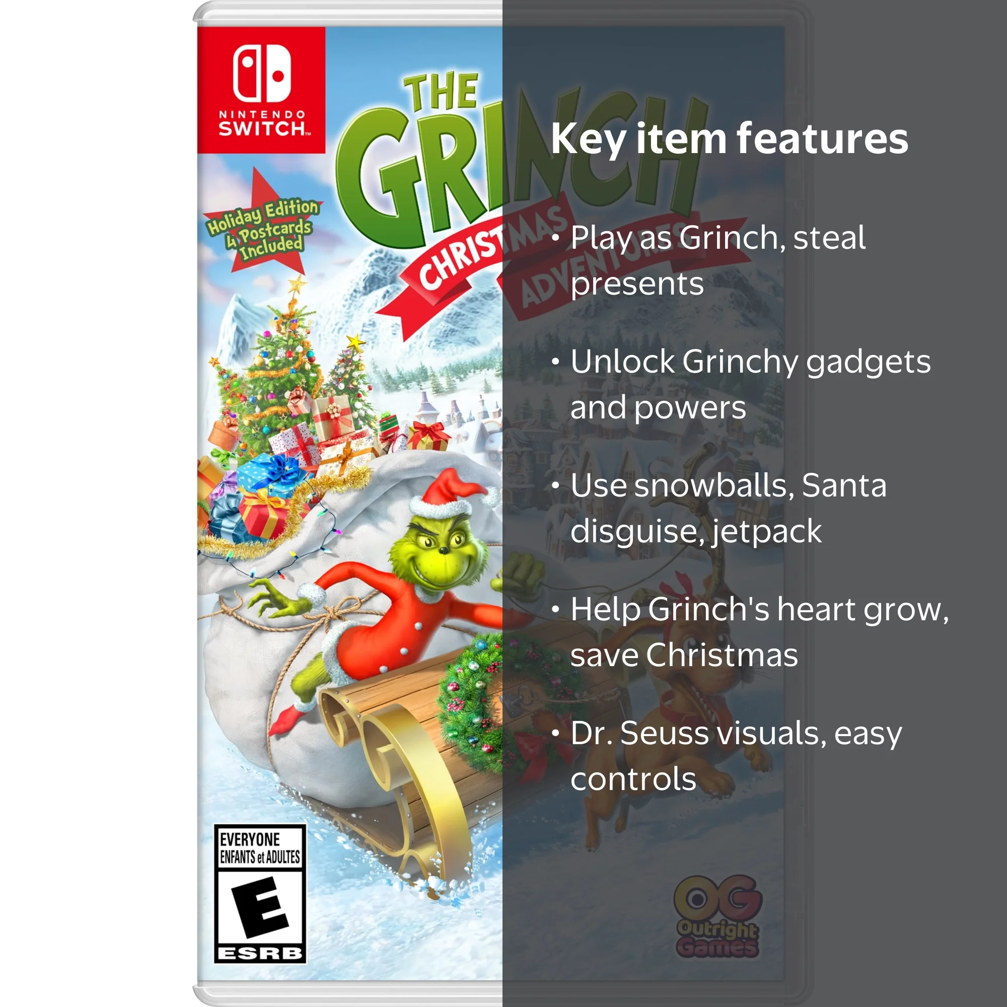 The Grinch Christmas Adventures, Nintendo Switch - Walmart.com