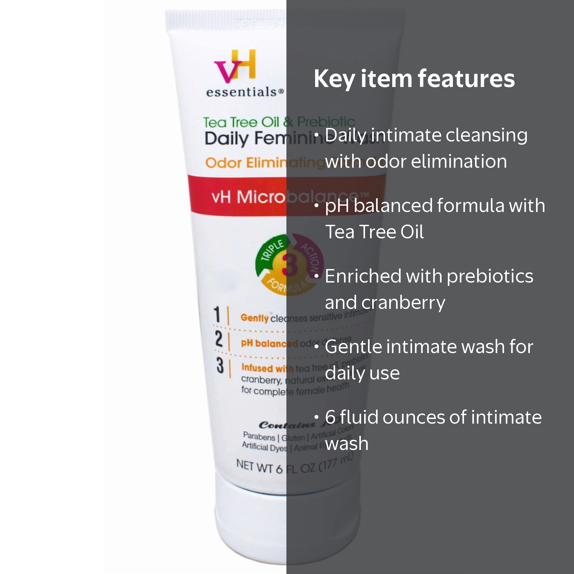【さとうふみや！】新品未開封TIENS egcgコンフォート(100ml) vH essentials Intimate Feminine Wash, pH Balanced with Tea Tree
