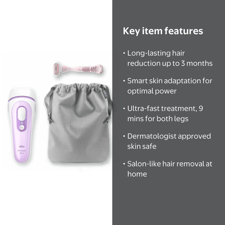 Braun Silk Expert Pro 3 PL3012 IPL Women's Hair Remover with