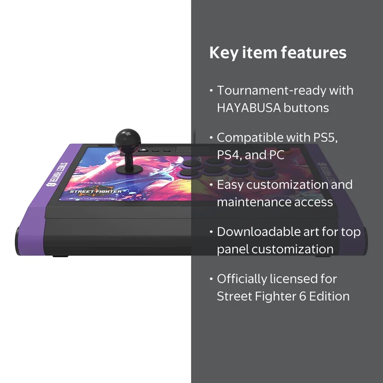 HORI, Fighting Stick, Street Fighter 6 Edition, Tournament Grade