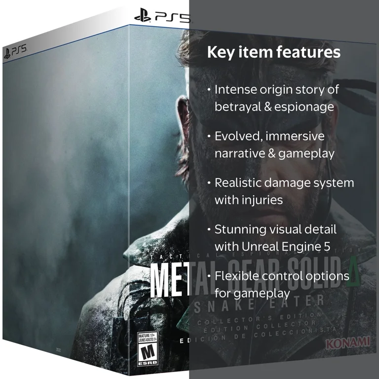 Konami Metal Gear Solid Delta Snake Eater Collector's Edition PS5