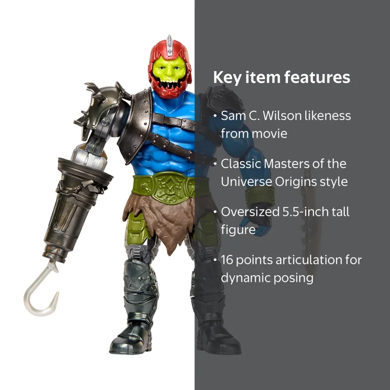 Masters of the Universe 2026 Movie Origins Deluxe Trap Jaw Action