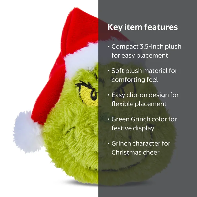 Sambro Plüschtier The Grinch – 50 Cm Weicher Kuschelfreund Für Weihnachten, Ab 12 Monaten