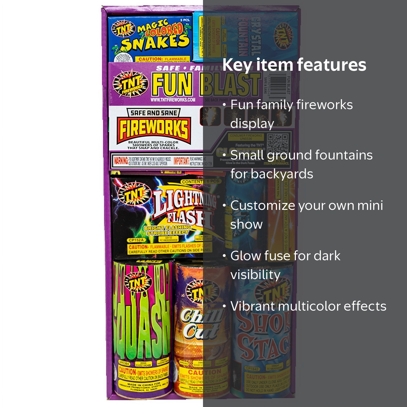 専用Gain Fireworks 2本セット　スナック Fireworks Fun Blast Fountain Assortment for Any Occasion - Walmart