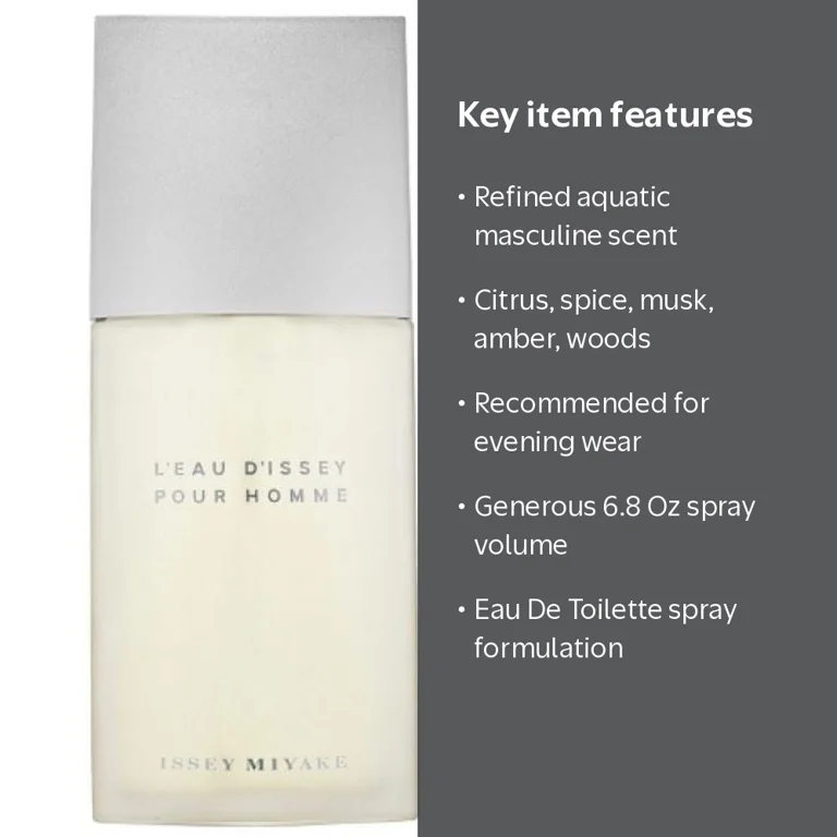 Issey Miyake, Eau De Toilette Spray, 6.7 oz, for Men - Walmart.com