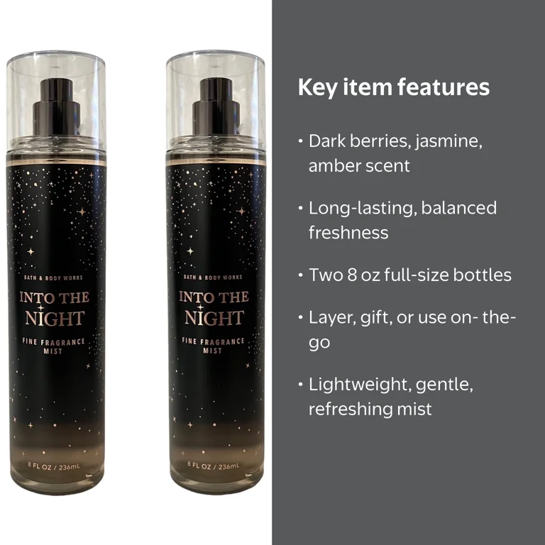 Bath & Body Works Into The Night Fine Fragrance Mist, Raspberry