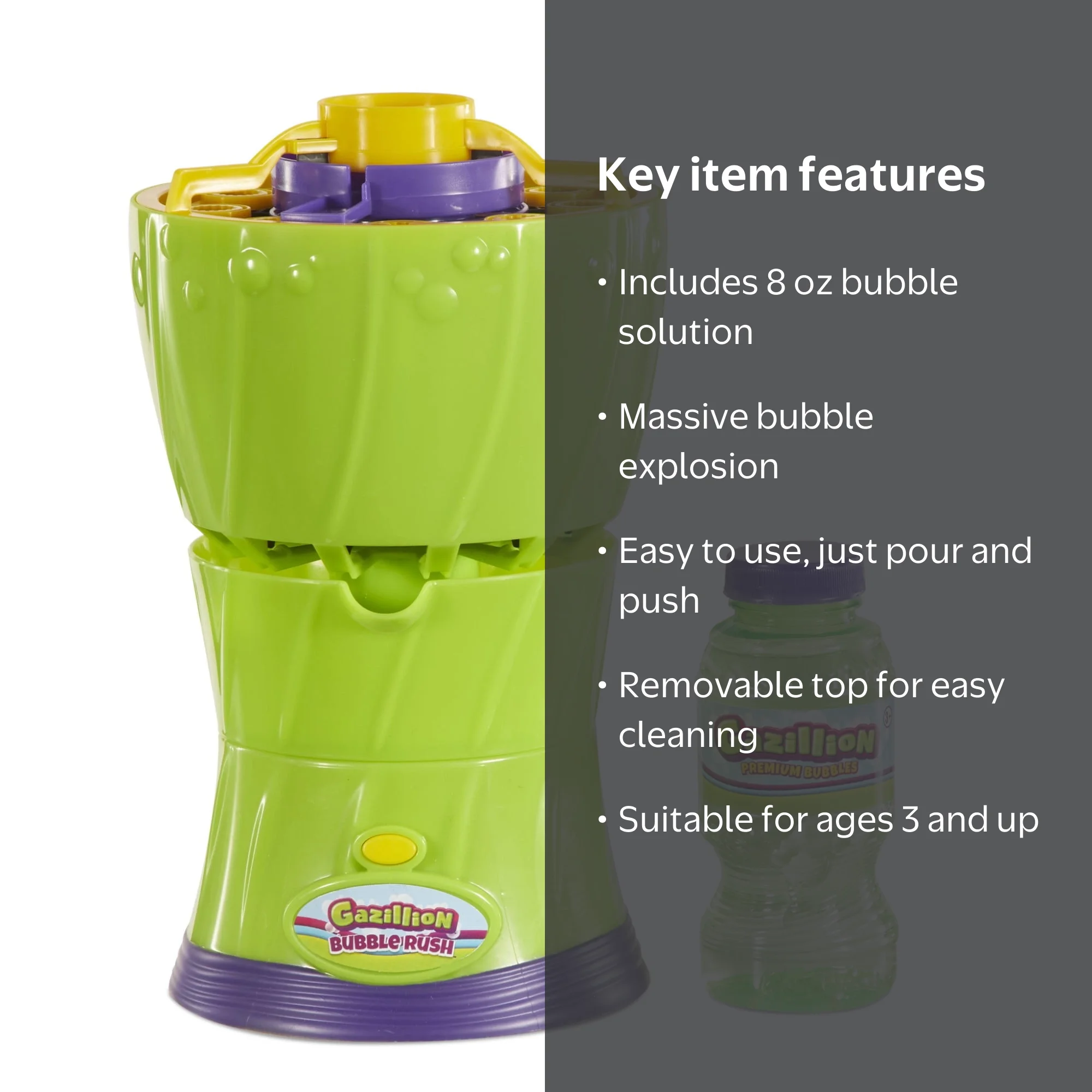 Funrise - Gazillion Bubble Rush, Kids Toy, High-Powered Bubble