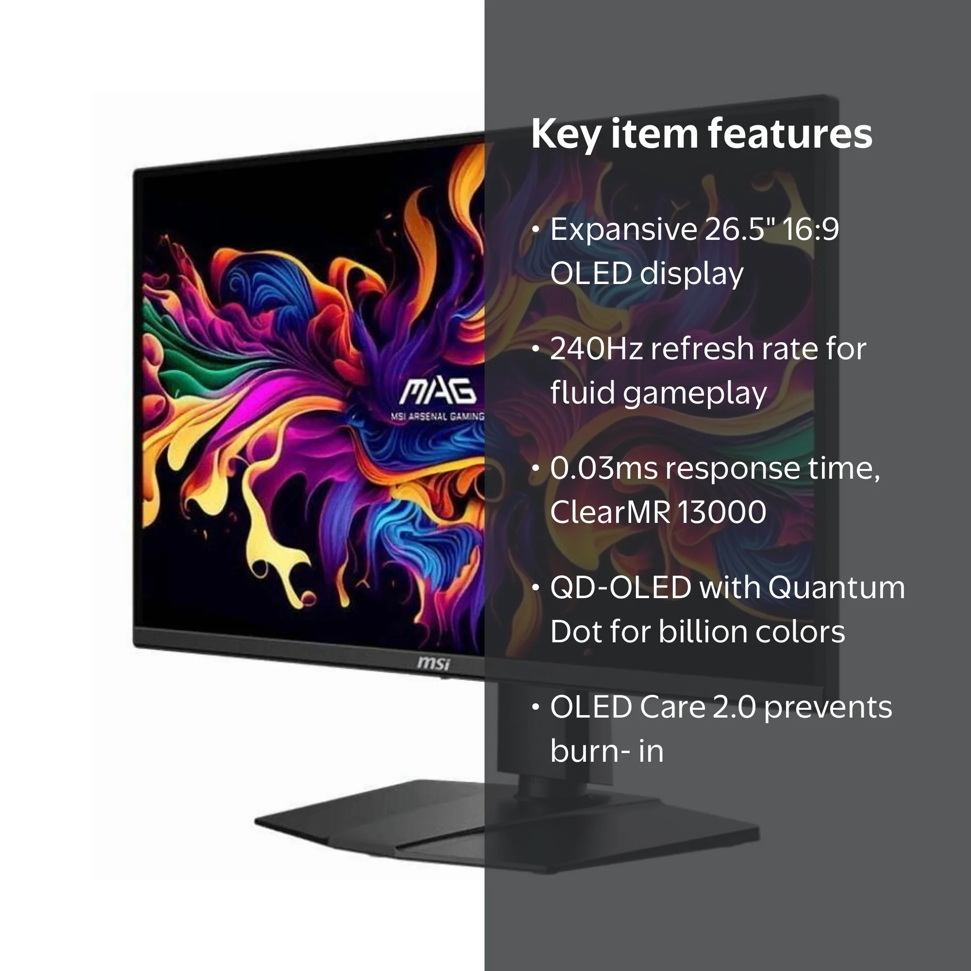 MSI MAG 272QP QD-OLED X24 27