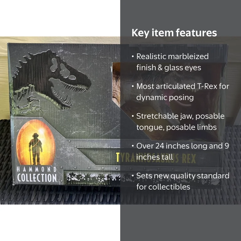 Jurassic World Hammond Collection Dinosaur Toys: T-Rex Action