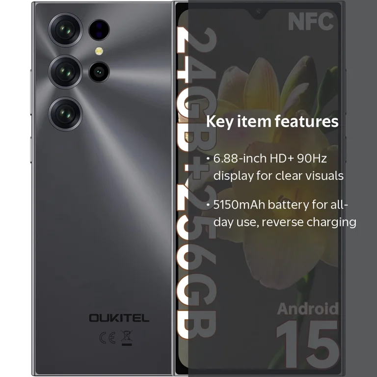 Oukitel C61 Pro Smartphone, 6.88
