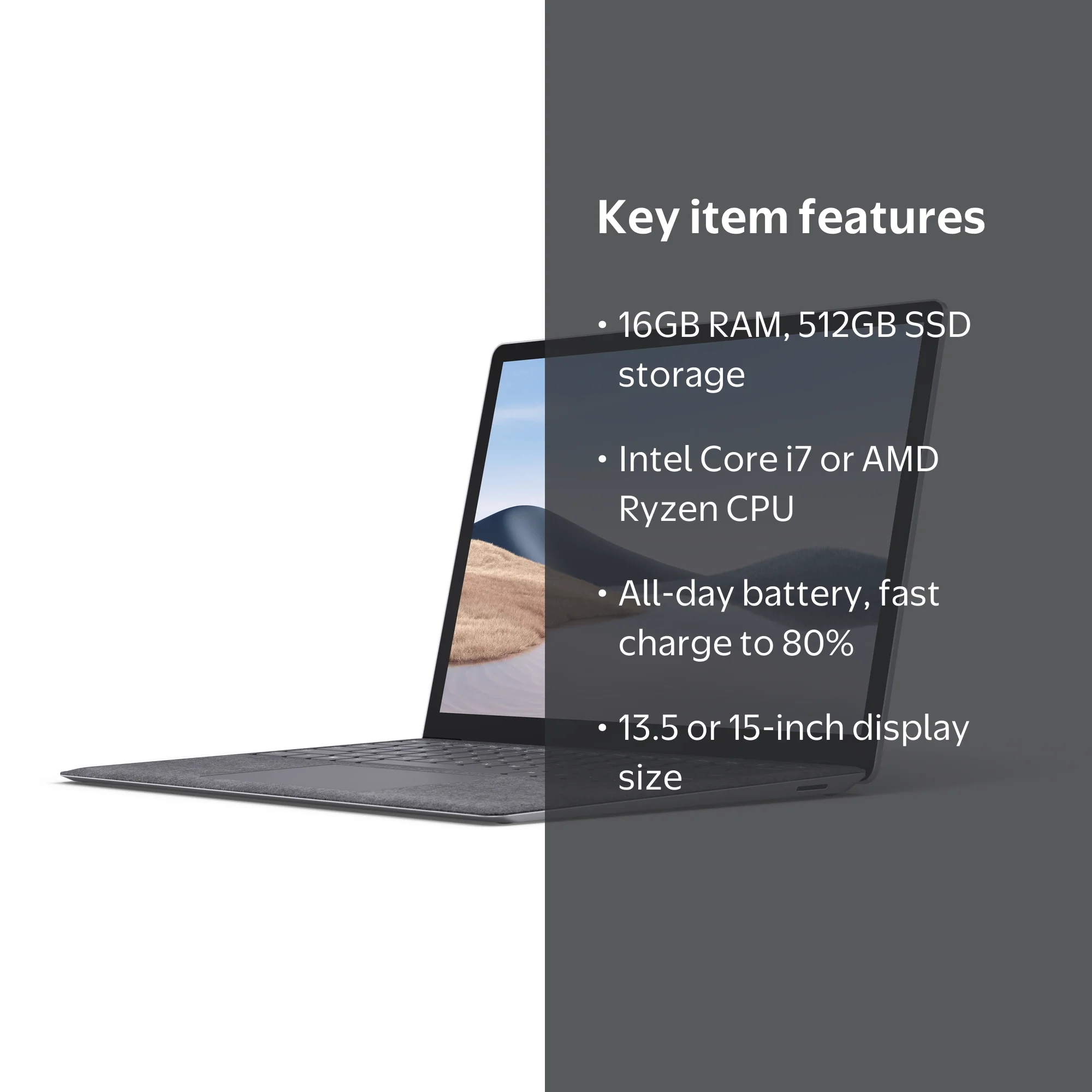 Microsoft Surface Laptop 4 13.5‚Äù Touch-Screen 512GB, Refurbished