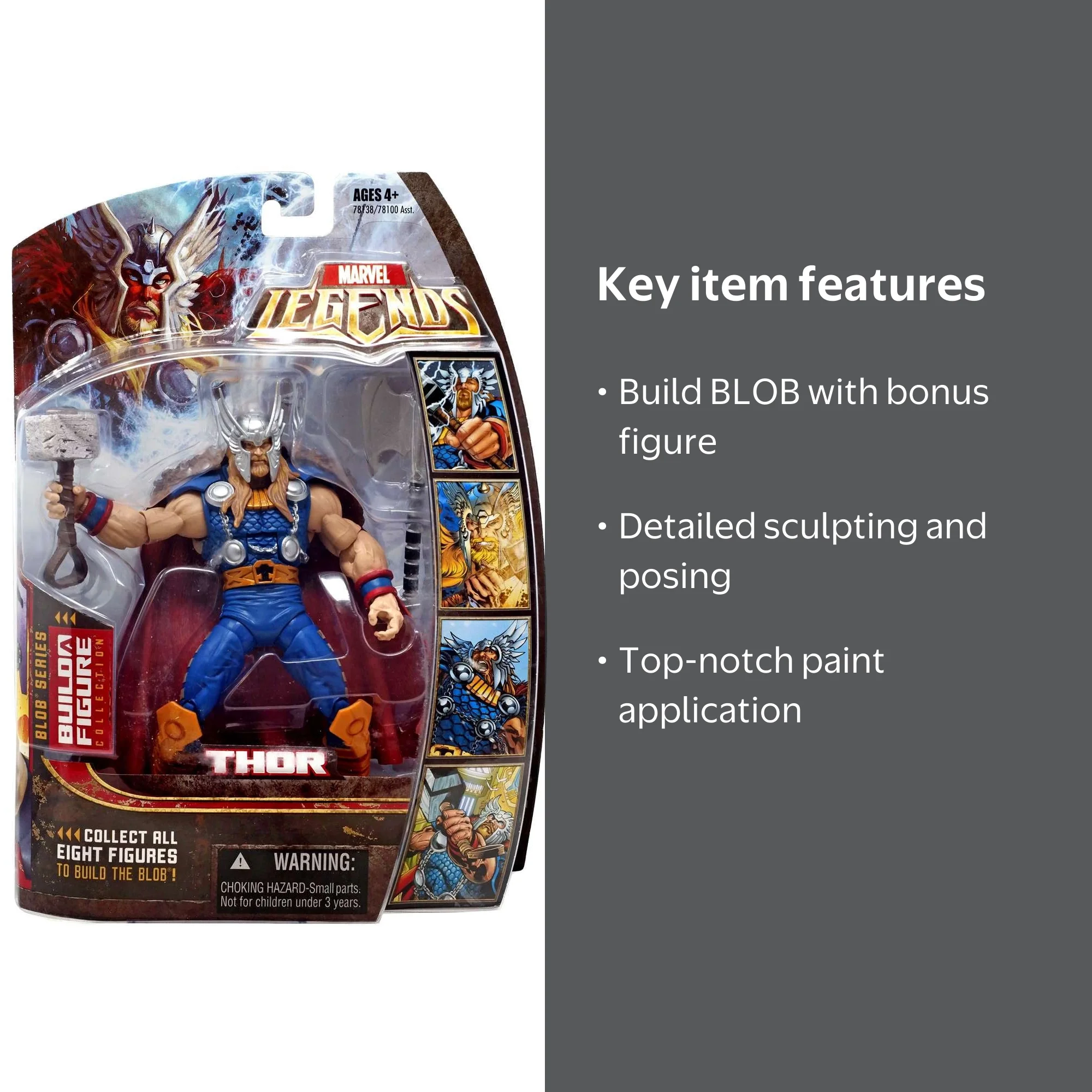 Marvel Legends Series 17 Blob Thor Action Figure - Walmart.com