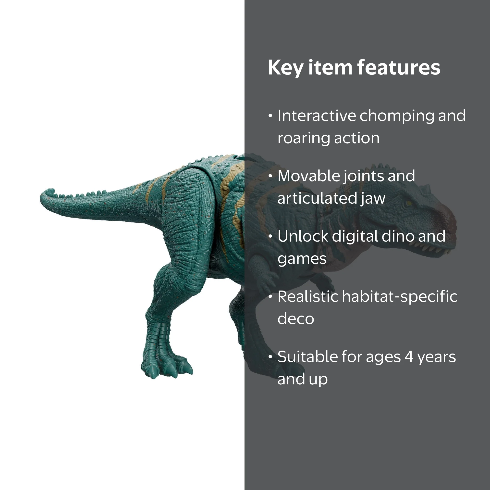 Jurassic World Chaos Theory Wild Roar Majungasaurus Dinosaur