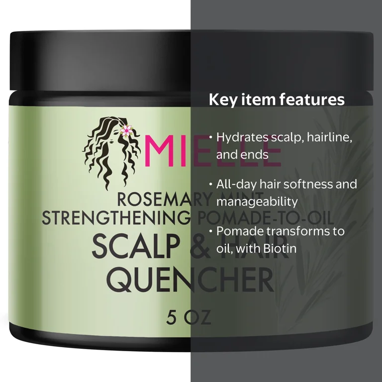 Mielle Rosemary Mint Strengthening Pomade-to-Oil Scalp Quencher