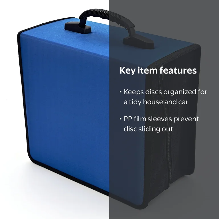 alavisxf xx Large Capacity CD Organizer Bag Holder Protects 432