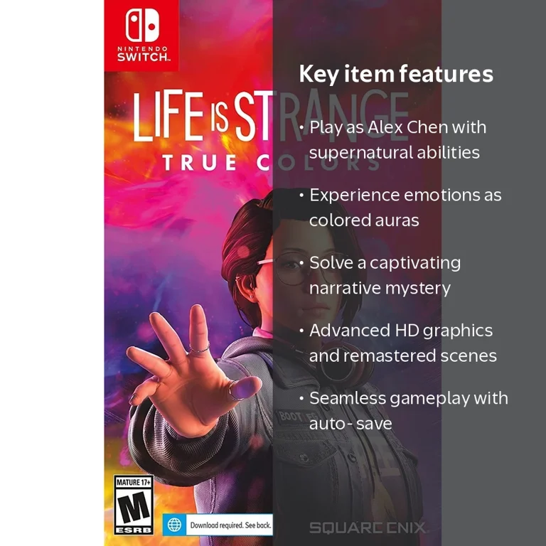Nintendo Switch Switch Life is Strange True Colors Square Enix, Video Game, Life is Strange True Colors, Nintendo