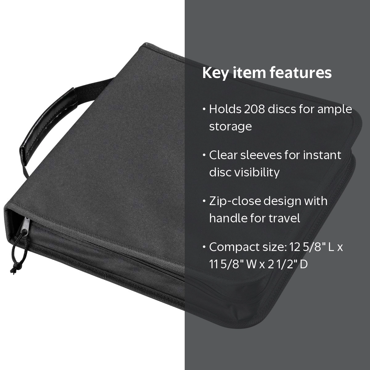 ne198♡mm 　DVD／CD用ディスクファイル Walter Drake, CD DVD Storage Case, 208 capacity, Multicolor