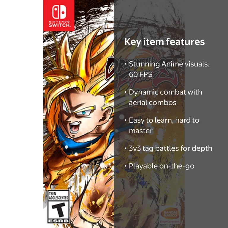 Bandai Namco, Dragon Ball FighterZ, Nintendo Switch, Physical