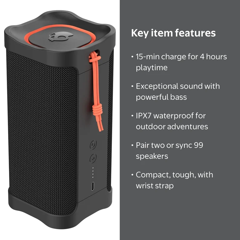 Skullcandy, Wireless Speaker, Terrain XL, IPX7 Waterproof Portable