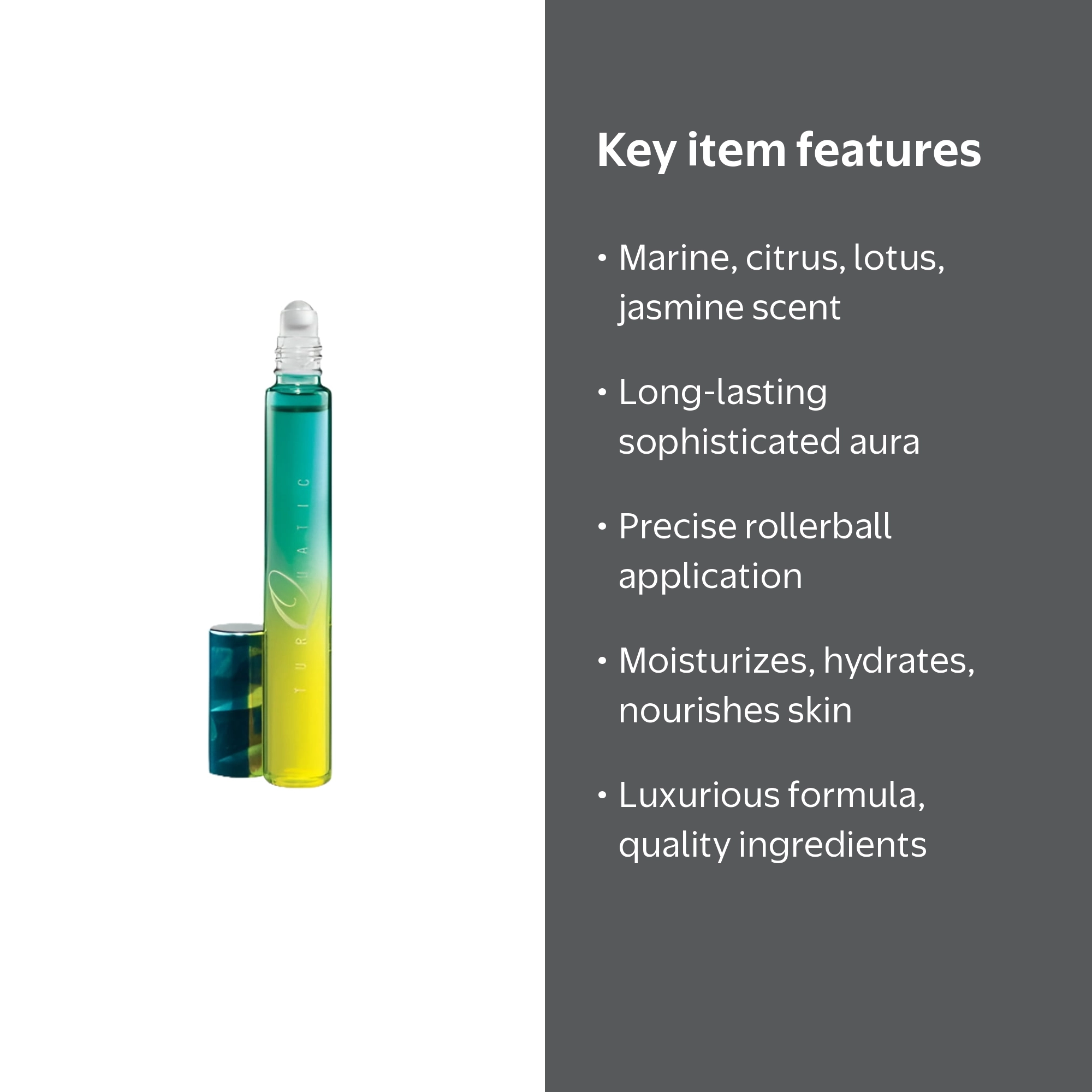 M.A.C Turquatic Fragrance Rollerball 6ml, Marine Lotus Ocean