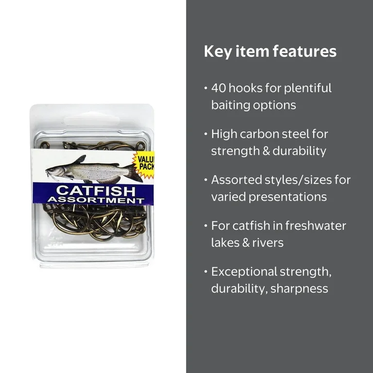 arrowhead fish hooks for sale American Tackle Arrow Drop Shot Hook Keeper and timeless piece of design by mankind is the arrowhead Eagle Claw Catfish Fishing Hooks