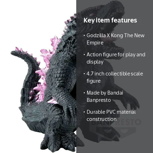 Banpresto Godzilla X Kong The New Empire Enshrined Monster 4.7