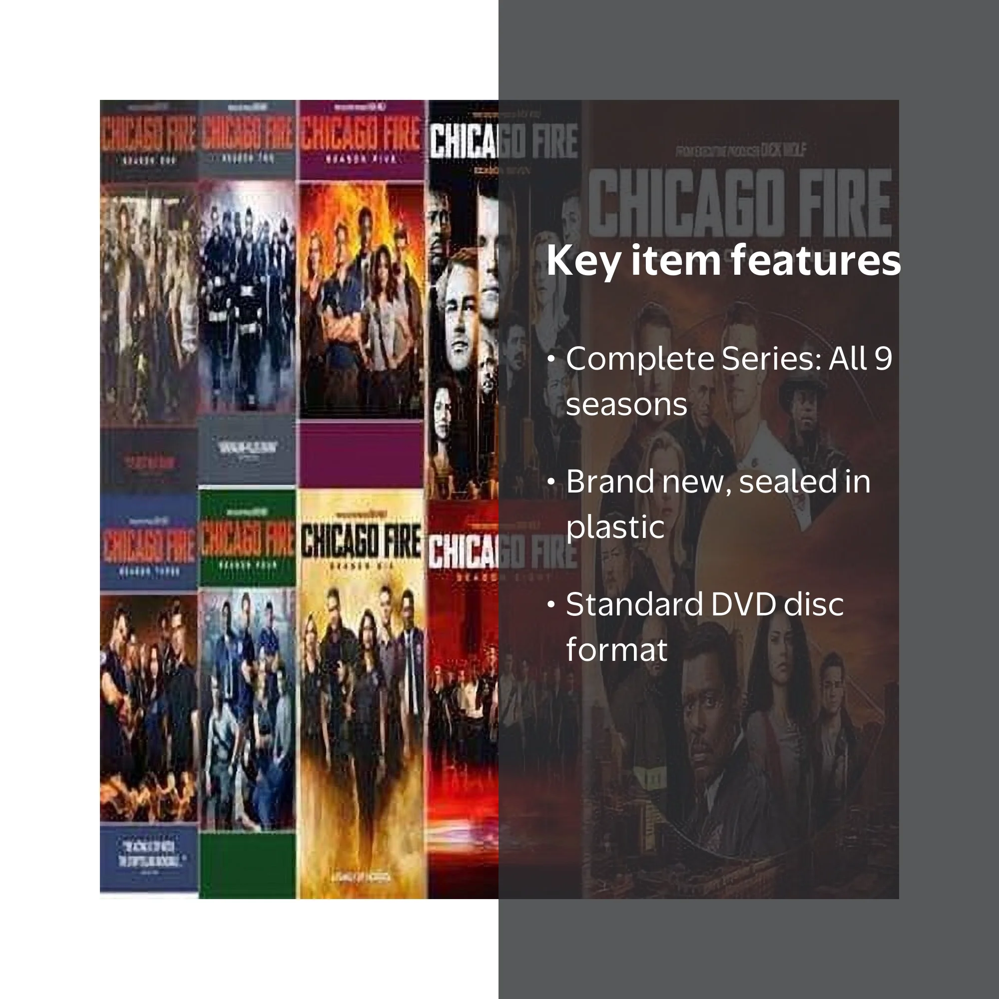シカゴ・ファイア シーズン1〜9 セット CHICAGO FIRE Complete Series DVD Box Set: TV Show Seasons 1-9