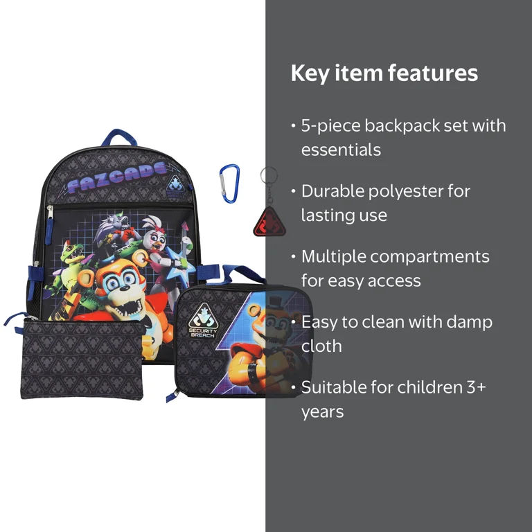 five nights at freddy's: security breach chibi mini backpack Loungefly Freddys : Clothing, Shoes & Jewelry Bioworld Five Nights At Freddy's