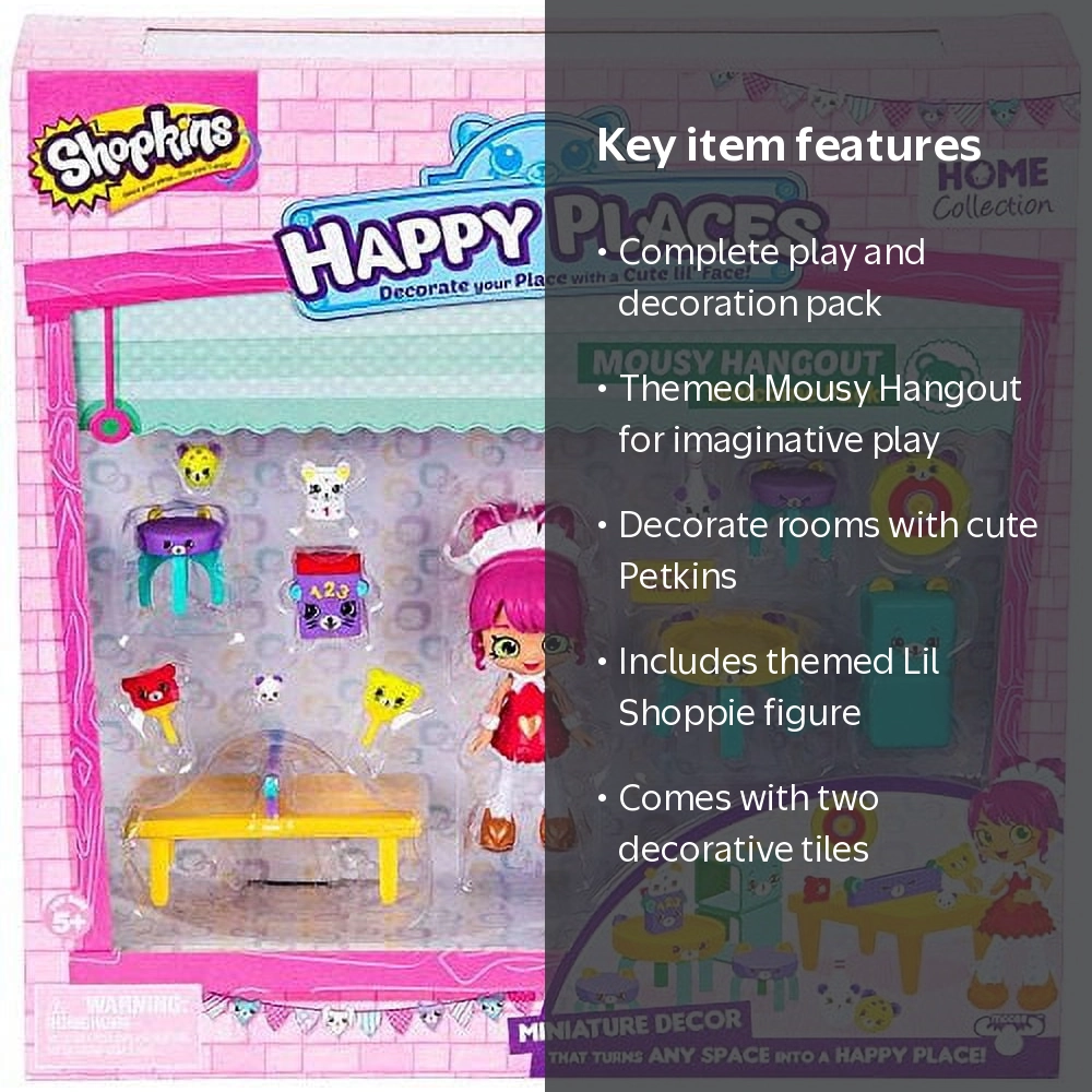 Happy Places Shopkins Season 2 Welcome Pack Mousy Hangout