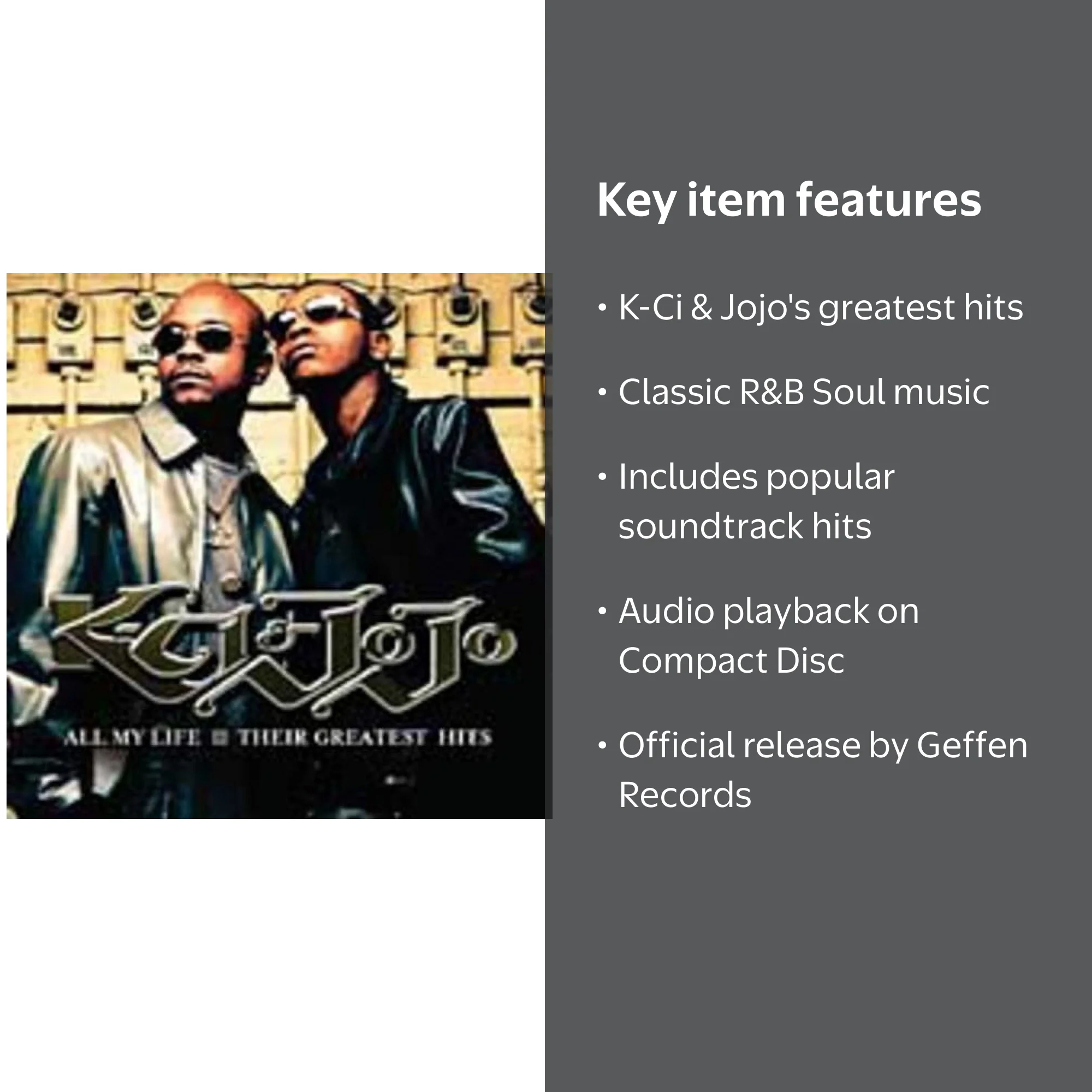 K-Ci & Jojo - All My Life: Their Greatest Hits - Music