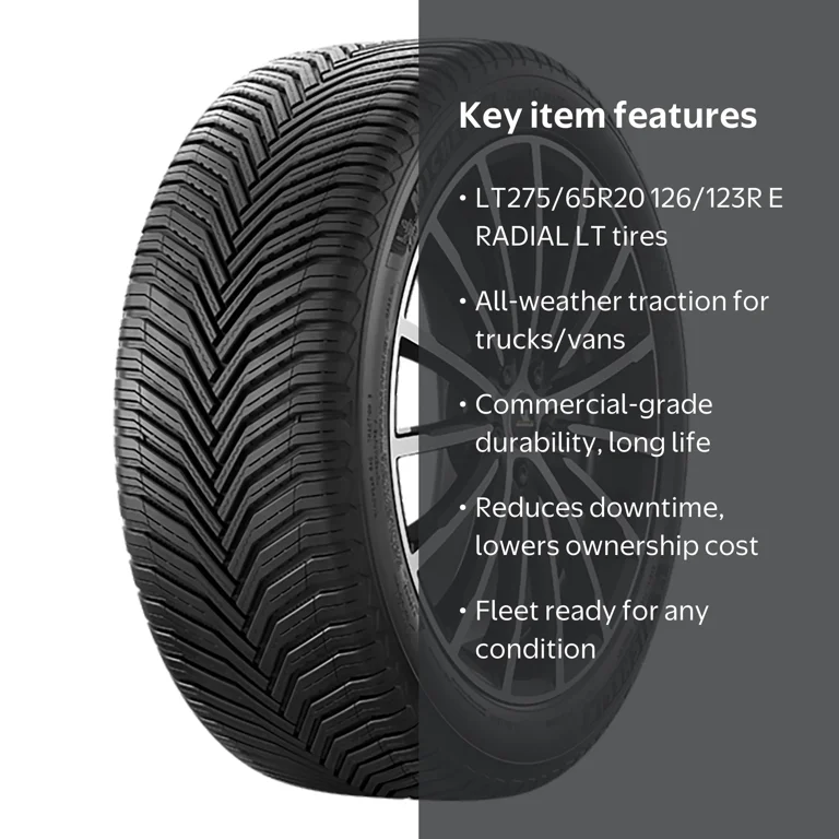 195/65R16 ② Michelin Agilis CrossClimate 2 LT275/65R20 126/123R E RADIAL LT