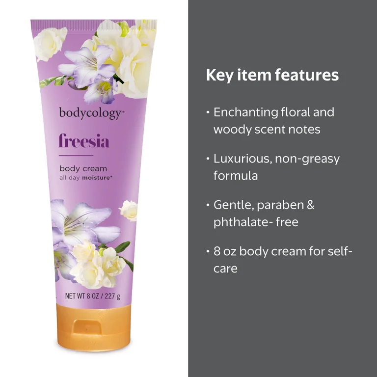 Bodycology Freesia Shea Butter Body Cream, 8 oz - Walmart.com