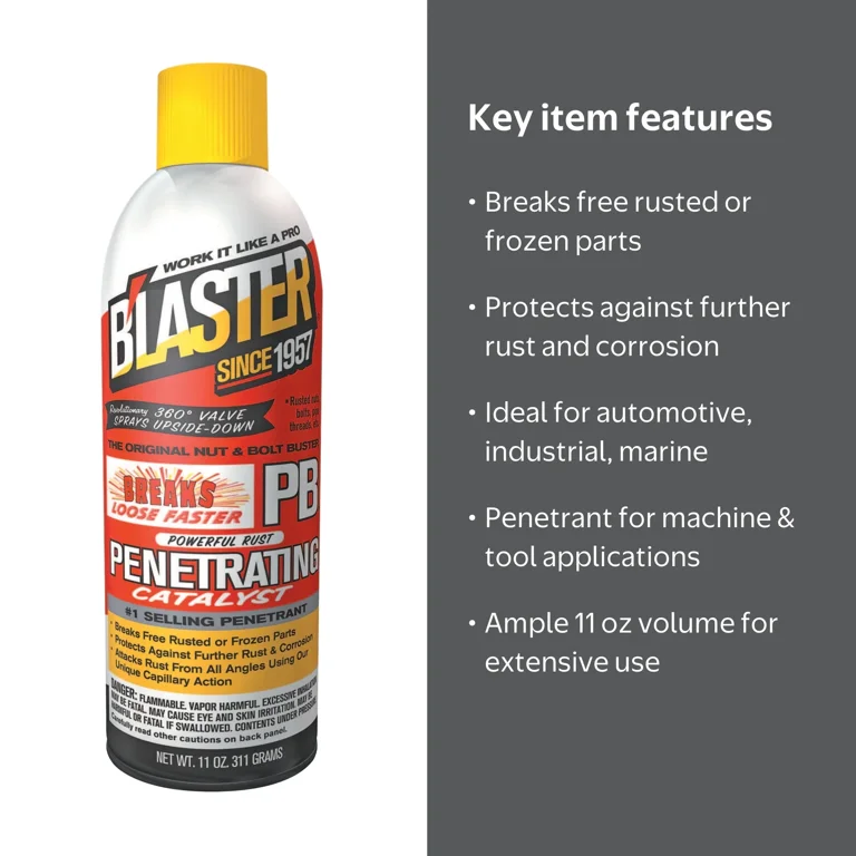 B'laster 16-PB Original Penetrant, 11 oz - Multipurpose Oil