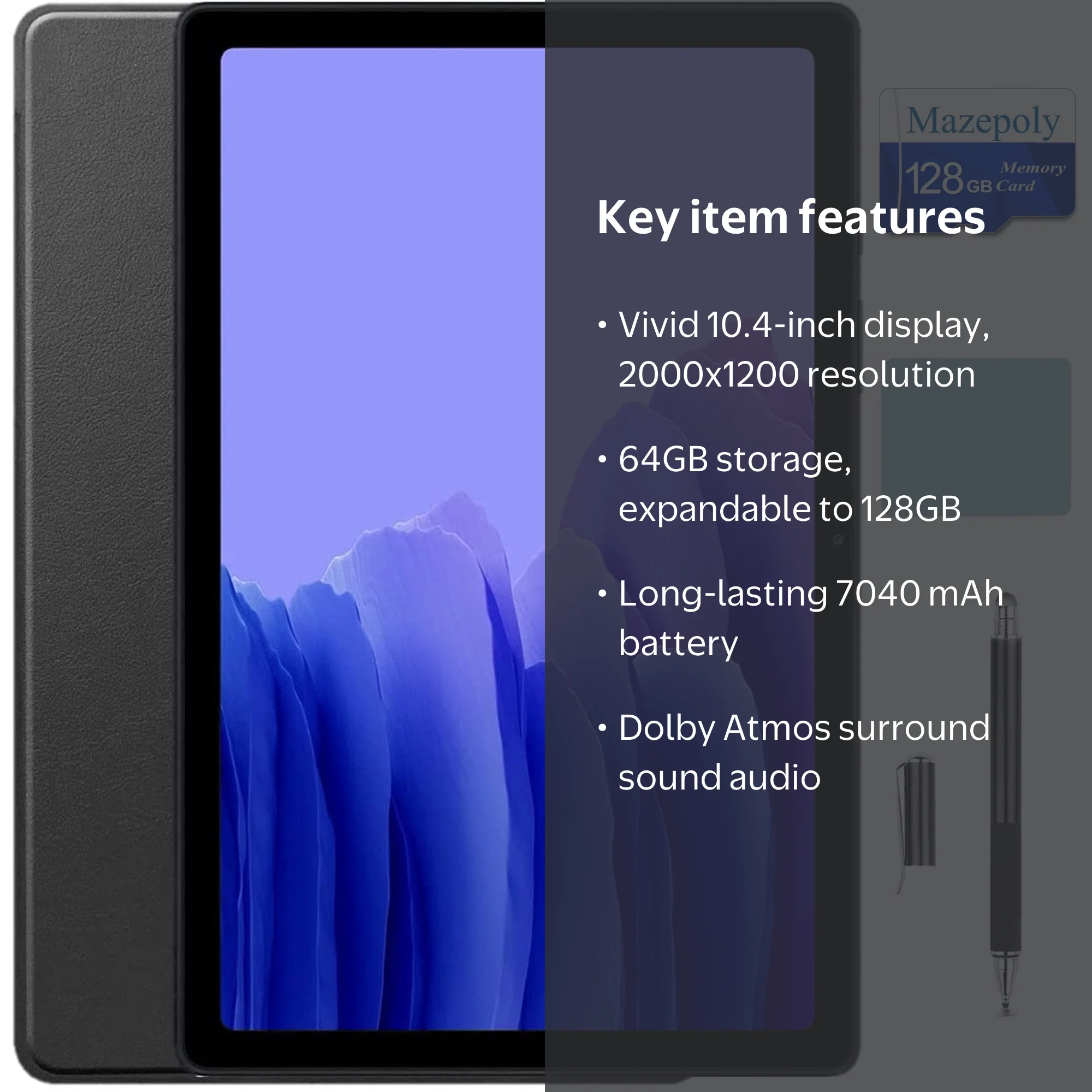 Samsung Galaxy Tab A7 10.4'' Tablet, Wi-Fi, Qualcomm Snapdragon
