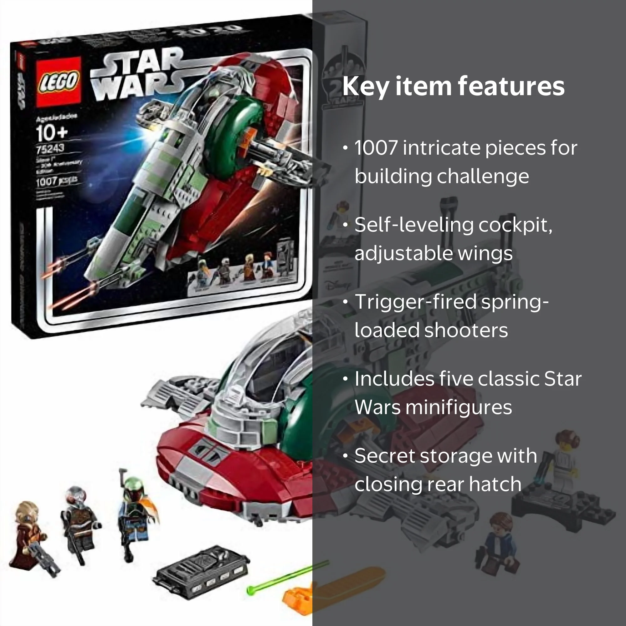 LEGO, Star Wars Slave l - 20th Anniversary Edition, 75243, 1007