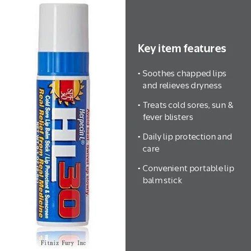 Herpecin Lip Balm 0.1Z Herpecin L for Cold Sore Lip Protection and