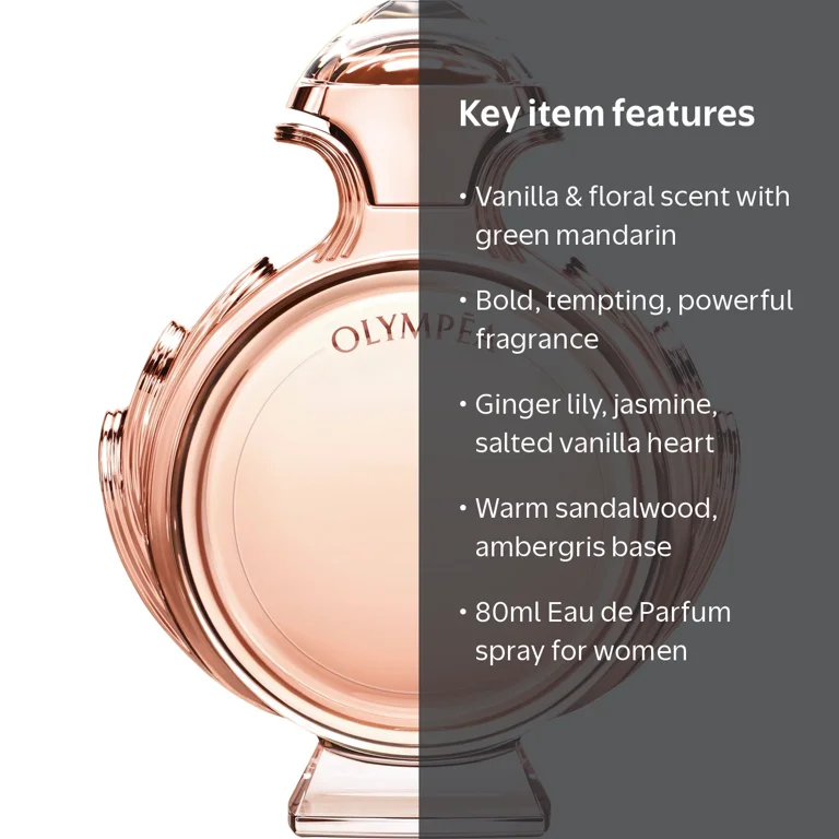 Paco Rabanne, Eau de Parfum, 2.7 oz, Women, Jasmine and Vanilla