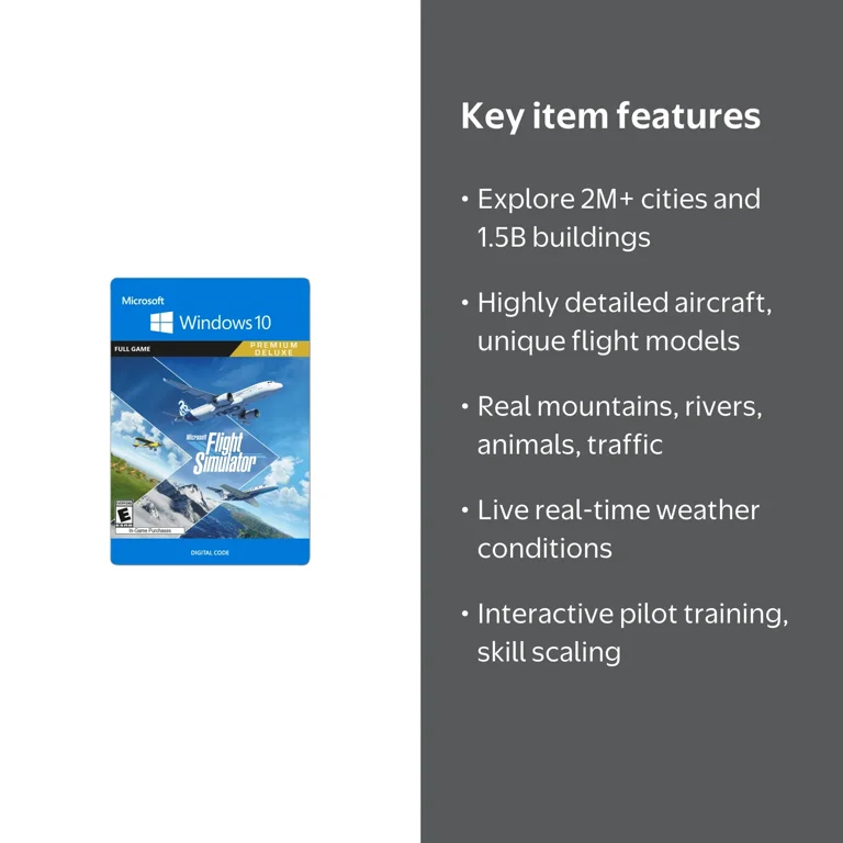 Microsoft Flight Simulator: Premium Deluxe Edition, Xbox Game