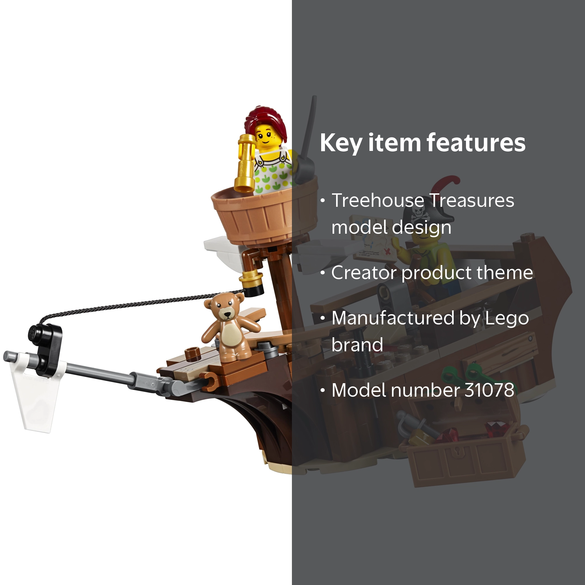 LEGO, Treehouse Treasures, 31078, 135 Pieces, LEGO Creator