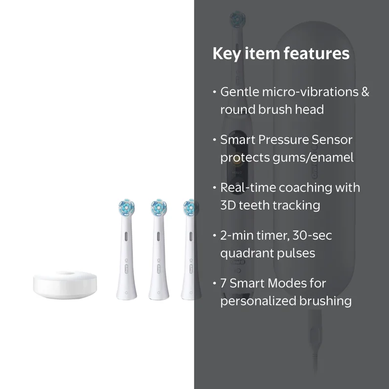Oral-B, Toothbrush, iO Series 9 Electric, White Alabaster