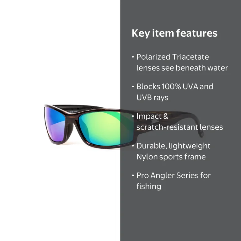 Renegade IKE Polarized Performance Sports Fishing Sunglasses
