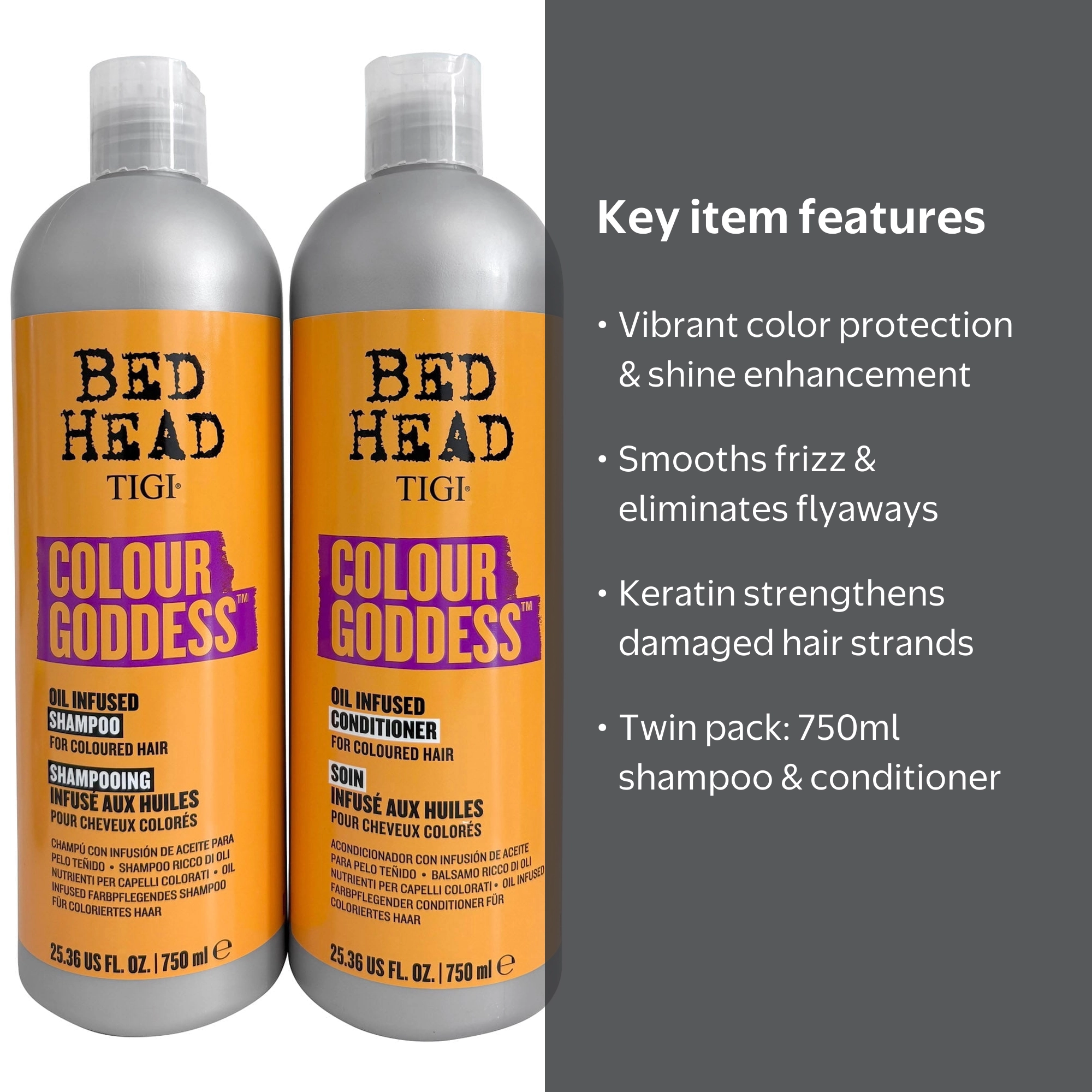 Bed Head by TIGI Moisturizing Shampoo and Conditioner Set for