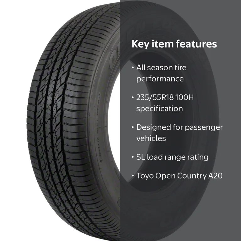 Toyo Open Country A20 All Season 235/55R18 100H Passenger Tire